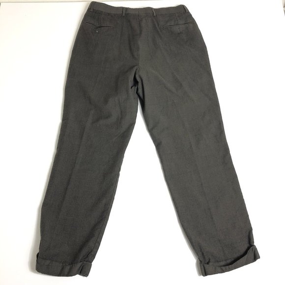 Tommy Hilfiger Wool Cashmere blend Dress Pants Mens 34W x 30L Charcoal Gray L32 - Picture 2 of 5